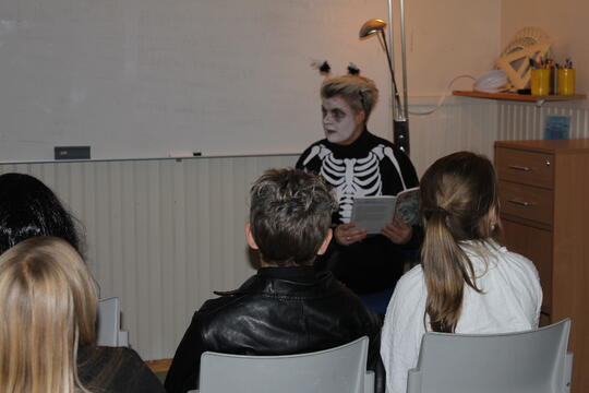Halloweenfest på Herøy skole